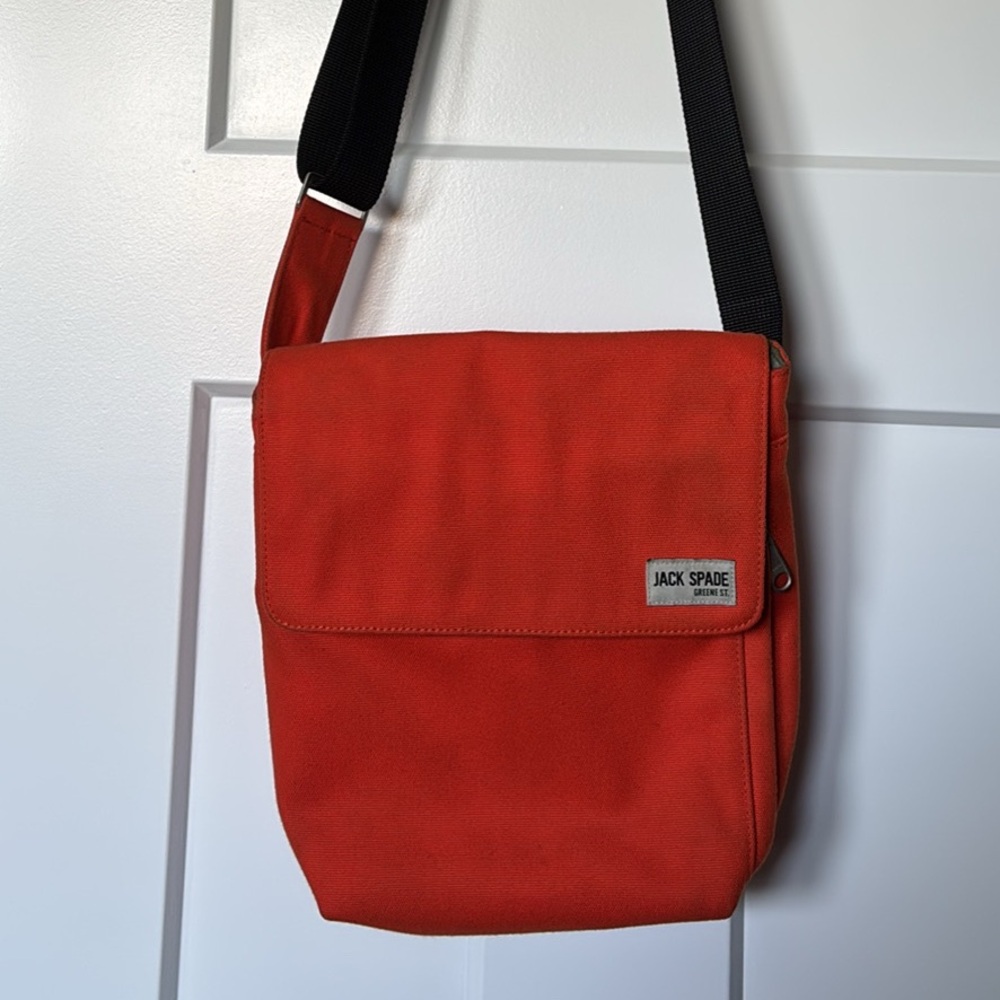 Jack Spade Orange Messenger Bag